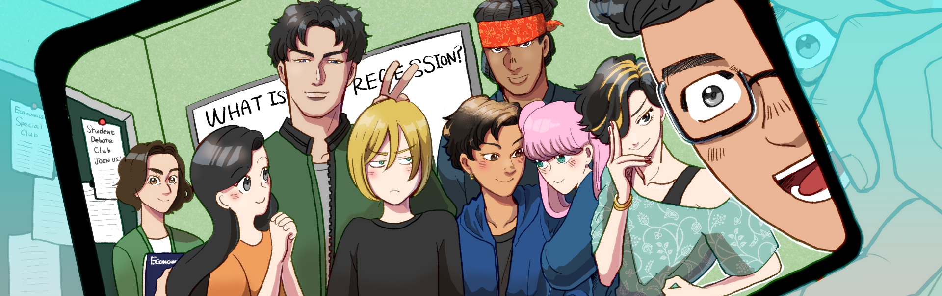 The School Kids and Teacher